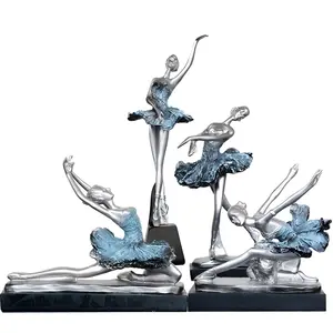 Europäische Art Retro kreative Ballerina Stücke Modell Skulptur europäischen Stil Dekoration