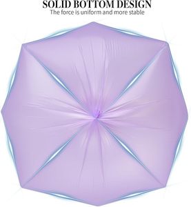 Tùy chỉnh hương thơm HDPE/<span class=keywords><strong>LDPE</strong></span> gusseted túi rác hoa oải hương thơm Vest Túi rác trên cuộn - Product Image 5