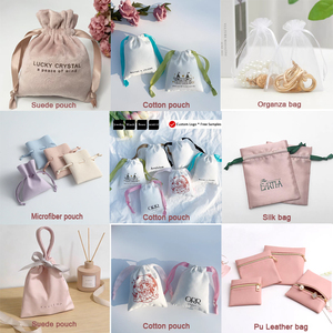 Pochette en <span class=keywords><strong>organza</strong></span> personnalisée avec logo, sac à savon en cristal, pochette cosmétique en polyester avec cordon de serrage, sac de rangement pour bijoux, pour cadeau et <span class=keywords><strong>parfum</strong></span> - Product Image 5