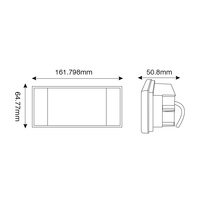 Luz Trasera LED Multifuncional para Minicargadora Bobcat S205 S220 S250 S300, Luz Trasera LED Roja