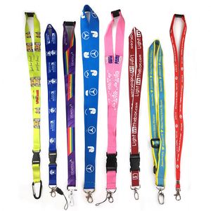 Manufacturer Custom Logo Dye Sublimation <b>Polyester</b> Keychain <b>Lanyard</b> Neck <b>Lanyard</b> Strap - Product Image 1