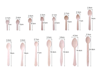 Cuillères en bois naturel jetables en gros, petites cuillères à glace en bois, spatules en bois