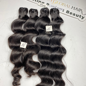 Unique Double Trame-Machine Trame Super Double Dessiné Vietnamien Birman Bouclé 100% Vierge Humain Brut Ondulé/Corps Vague 100g Bundles - Product Image 1