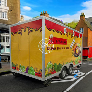 Nouvelle remorque alimentaire remorquable en fibre de verre et aluminium 2025 KN-400 avec cuisine complète pour la vente de glaces et de café, camionnette mobile USA - Product Image 4
