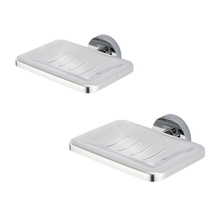 SWIFTHORSE JM56 <span class=keywords><strong>Portasapone</strong></span> Moderno in Acciaio Inox 304 Impermeabile ed Ecologico con <span class=keywords><strong>Ventosa</strong></span> per Bagno e <span class=keywords><strong>Doccia</strong></span> - Product Image 2