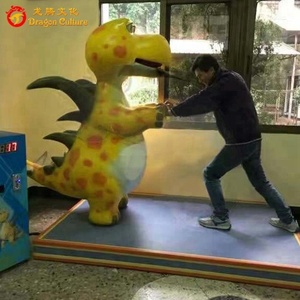 <span class=keywords><strong>Jurassic</strong></span> Dinosaur Adventure Indoor Amusement Park Ride Modelo de silicio metálico de fibra de vidrio de tamaño real para parques infantiles para uso al aire libre - Product Image 4