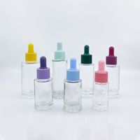 15ml 30ml bleu ambre noir vert verre boston bouteille ronde 60ml 120ml compte-gouttes/bouteille compte-gouttes d'huile essentielle avec pipette