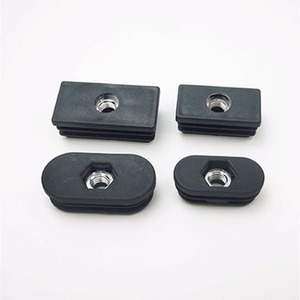 Plastic Leg Protection Pad Black Non Slip Furniture Desk <b>Sofa</b> <b>Feet</b> Cover Adjustable <b>For</b> Household Use - Product Image 2