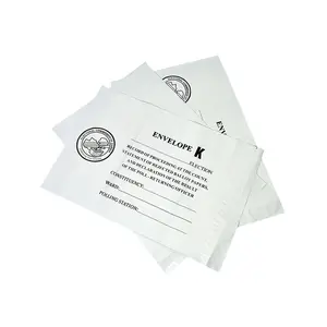 Custom Security Disposable Plastic Ballot Election Envelope