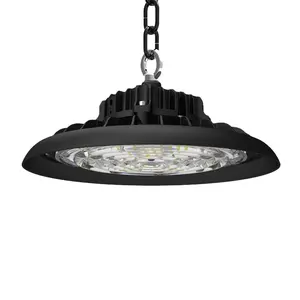 Armazém luz pingente industrial 100w 150w 200w, lúmen alto de alumínio ufo ip65 led linear alta luminária