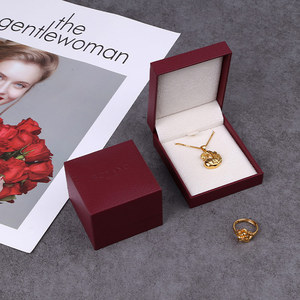 Boyang Red Luxury Jewellery <b>Gift</b> Packaging Storage <b>Box</b> Wholesale Bracelet Package <b>Box</b> with Logo Custom - Product Image 3