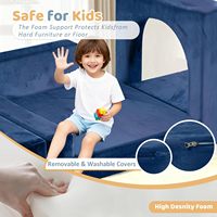 12 Stück Modular Kids Play Couch Cabrio Kleinkind Schnitts ofa Wasch bares, langlebiges Schaum boden kissen für Kinderspiel zimmer