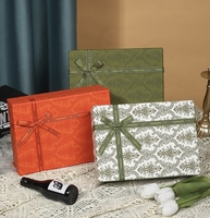 Élégantes Boîtes en Carton Rigide de Luxe avec Couvercle Texturé et Base, Embossées, Étanche, Vente en Gros, pour Bijoux en Papier, Montres et Boucles d'Oreilles