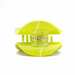 Personalized and cute ball-shaped acetate hair <b>clips</b>, unique women's hair accessories, custom design and wholesale available. - Product Image 4