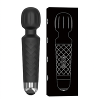 Fournisseur d'usine de jouets sexuels pour adultes, masseur vibrant électrique à 20 modes, baguette vibrante en silicone étanche, vente en gros, logo personnalisé