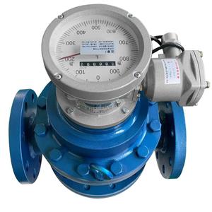 Débitmètre à engrenages ovales Jingjie en acier inoxydable DN150 pour huile hydraulique 4-20mA, anti-explosion, lecture claire - Product Image 2