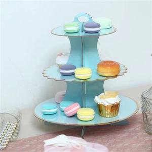 Support réutilisable pour gâteau de graduation à 3 niveaux, pièce centrale de table, fournitures de fête, support pour cupcakes - Product Image 4