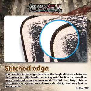 Tapis de souris de jeu Attack on Titan Mikasa Ackerman |   Produit sous licence officielle - Product Image 2