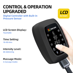 Botas de bomba de Dvt de masaje de compresión de aire para atletas, piernas y pies, máquina de presoterapia profesional de recuperación hinchada - Product Image 2