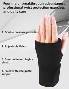 Attelle de poignet sportive respirante et amovible en néoprène – Équipement de protection pour le fitness et le cyclisme – Vente en gros disponible - Product Image 3