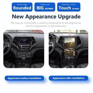 256GB 13.6 Inch Car Radio for Jeep Cherokee 2014-2022 Android Stereo Multimedia GPS Navigation Player Wireless Vertical Screen - Product Image 2