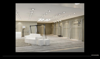Étagère de présentation de vêtements en bois sur mesure pour magasin de mode, boutique de vêtements, mobilier d'intérieur, usine