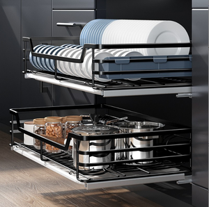 Hot Selling <strong>Kitchen</strong> <strong>Pull</strong> Stainless Steel <strong>Pull</strong> Drawer <strong>Basket</strong> Modern <strong>Kitchen</strong> Cabinet <strong>Pull</strong> Out <strong>Basket</strong> - Product Image 5