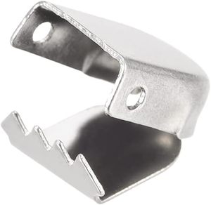 Uxcell Embouts de lacets en acier inoxydable X mm, sans nœud, type Bling, couleur argent, pièces - Product Image 5