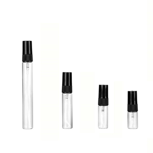 Venta al por mayor de fábrica: Mini botellas de vidrio para muestras de perfume de 1.5ml, 1ml, 2ml con cuentagotas y sellado para crema facial y probadores de spray. - Product Image 4