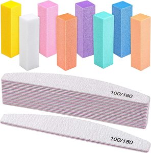 Lima de uñas personalizada, conjunto de búfer con logotipo personalizado, 100/180 - Product Image 5