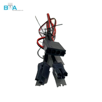 Kabel Harness Super Sabre Molex 2Pin ke 4Pin Pitch 7.50mm, 69CM/2.26ft, 16AWG Silikon untuk Distribusi Daya Industri