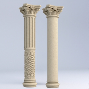 Molde de columna romana de 20 cm - 50 cm de diámetro, caja de molde cilíndrico de hormigón de plástico ABS, pilar de puerta de Villa, columna lateral del pilar - Product Image 5
