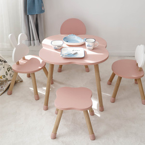 Ensemble <span class=keywords><strong>Table</strong></span> et chaise de jeu Montessori <span class=keywords><strong>en</strong></span> <span class=keywords><strong>bois</strong></span> pour enfants, série dessin animé - Product Image 3