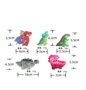 Pinces à cheveux d'animaux en acrylique de créateur, pinces à cheveux colorées et mignonnes de <span class=keywords><strong>dinosaure</strong></span> pour femmes et filles, accessoires de cheveux - Product Image 2