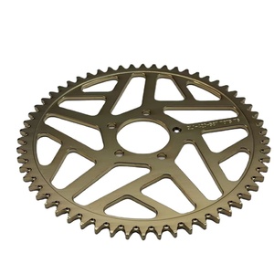 New Stainless Steel 420 Chain Rear <b>Sprocket</b> 58T Gold Electroplating for Off-road Motorcycle Retrofit/Upgrade - Product Image 2