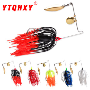 เหยื่อตกปลา YTQHXY Spinner Lure 8.2 กรัม 10 กรัม เหยื่อตกปลาสำหรับปลาแบสในน้ำจืด ดีไซน์รูปคนมีเครา - Product Image 3
