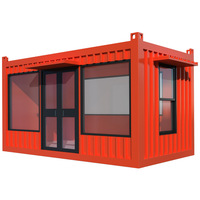 Conteneurs de magasin mobiles, panneaux sandwich en acier, maison de conteneur personnalisée, construction rapide de cadre de conteneur, camion de conteneur