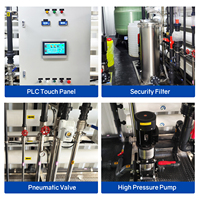 25TPH usine de traitement de l'eau RO industrielle purificateur d'eau de conteneur de machine avec pompe systèmes d'osmose inverse pour l'eau potable