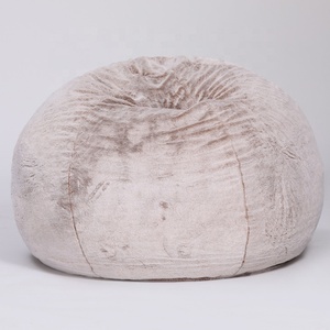 <span class=keywords><strong>Housse</strong></span> <span class=keywords><strong>de</strong></span> chaises en fourrure <span class=keywords><strong>de</strong></span> haricots, remplissage en mousse <span class=keywords><strong>de</strong></span> haute qualité, personnalisé, pour paresseux, crème, sac à dos, <span class=keywords><strong>canapé</strong></span> - Product Image 3