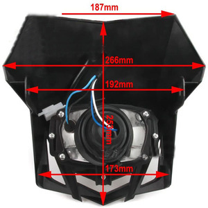 <span class=keywords><strong>Phare</strong></span> <span class=keywords><strong>moto</strong></span> Motocross Enduro carénage <span class=keywords><strong>plaque</strong></span> Dirt Bike phares phares accessoires pour CRF 450 - Product Image 2