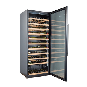 Venta al por Mayor de 300 Botellas, Enfriador de Vino de Una Sola Zona con Compresor para Bodega Doméstica, Gabinetes Enfriadores de Vino SW-300 - Product Image 1