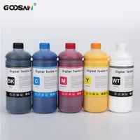 Dijital T Shirt tekstil mürekkep püskürtmeli baskı DTG için beyaz Pigment mürekkep Epson Surecolor F2000 F2100 F3000 F3070 F2130 DTG yazıcı