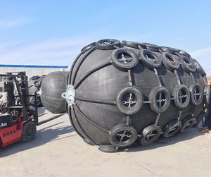 Parafanghi Marini Pneumatici Galleggianti Yokohama <span class=keywords><strong>Net</strong></span> Type da 50kPa e 80kPa con Catena e Rete per Attracco Nave a Nave - Product Image 6