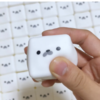 CHENXI Balle sensorielle DIY en forme de coquille, jouet anti-stress malléable, balle à presser, jouet sensoriel craquant et moelleux
