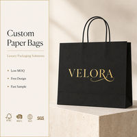 Sac en papier kraft personnalisé pour bouquet de fleurs CRD, avec poignées, pour emballage cadeau floral et emballage de vente au détail