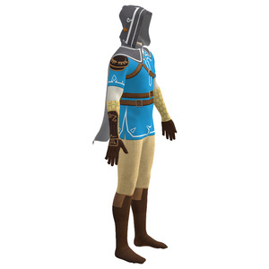 Capa de Zelda para Hombre, Disfraz Unisex para Adultos, Traje de Cosplay con Estampado Digital y Etiqueta - Product Image 4