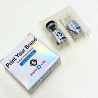 Étiquettes personnalisées pour flacons miniatures de 3 ml, 10 ml, 15 ml, autocollants en vinyle imperméables pour peptides