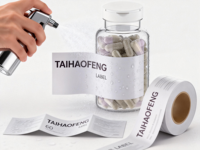 Étiquettes pharmaceutiques adhésives personnalisées, imprimées, imperméables, résistantes à l'huile, en PP |   Autocollants pour flacons de 10 ml pour usage médical, artisanat, cadre photo