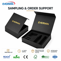 Kotak Hadiah Natal Magnetik EVERWIN Berkualitas Tinggi dan Kokoh dengan Pola Solid untuk Perlindungan Barang Premium dan Pasokan Reseller