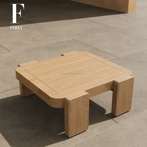 Felly su misura in legno Teak mobili da esterno tavolino da caffè multifunzionale in Teak mobili per giardino